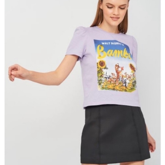NEW Disney x ZARA Bambi Graphic Shirt - Size Large - Picture 2 of 10